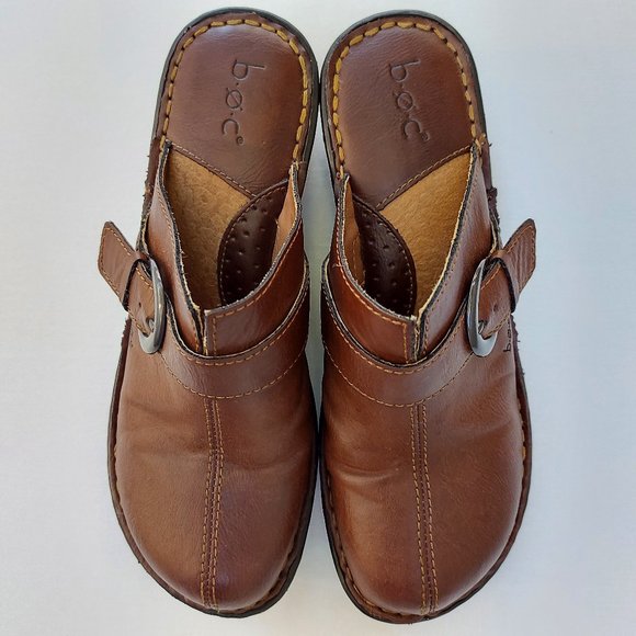 BORN BOC Mule Clog Slip-On Heeled Sandals - Picture 3 of 9